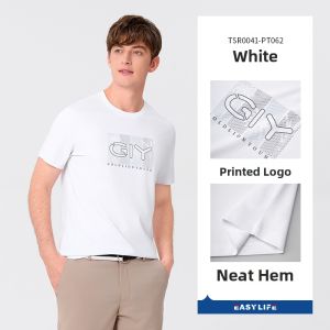 GYgoldlion | Silm Mulberry Silk New Design Short Sleeve T-Shirt