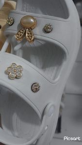 Sandal Wedges Wanita / Sandal Jibbitz / Sandal Karet Ban Dua / Sandal Tebal Wanita / Sandal Aksesories