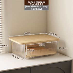 Multi-purpose Storage Rack for Mugs Cups and Coffee Machines