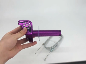 CNC Throttle Grip Set Racing Throttle Grip with Cable Universal CNC Aluminum Alloy Material Fast Throttle for Motorcycle High-quality Vehicle Handlebar