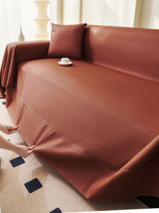 Waterproof Urine-Proof Sofa Cover Full-Building Soft Cowhide Simulation Luxury Couch Protector Cat Scratch-Resistant Cover