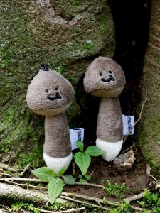 Yuyue Mountain Original Termitomyces Albuminosus Stuffed Pendant Cute Mushroom Package Pendant Funny Keychain Doll Little Doll