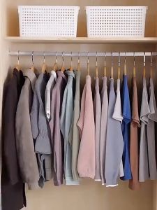 Wardrobe Storage Space-Saving Multifunctional Clothes Hanger Connection Buckle Hook (1 Set of 50 Pieces)