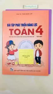 Sách - Bài tập phát triển năng lực Toán 4 Tập 1+ 2 (Biên soạn theo SGK kết nối)