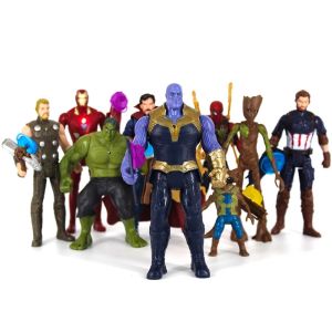 Movie Guardians of the Galaxy Action Figures Star-Lord Groot Rocket Raccoon Gamora Avengers Dolls Model Toys For Children Gift