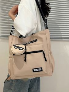OUDENGPAI | Large Capacity Canvas Crossbody Bag For Women Casual Shopping Commuting Class Walking Around High Aesthetic Value