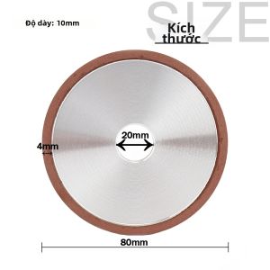 1PC Flat Kim Cương Đá Mài 80-200mm Cho Hợp Kim Thép Vonfram Gốm Thủy Tinh Mài Dao Quay Dụng Cụ Mài Grit 150/320