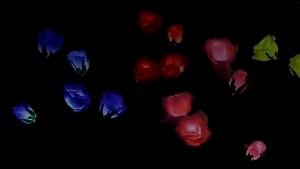 Garden Lights Decorative Landscape Lamp Lighting Decorations Rose Flowers Solar Decor Light Outdoor