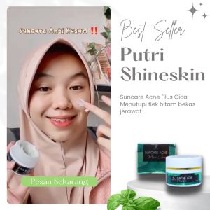 Shineskin Suncare Acne Cica Untuk Kulit Berminyak Mudah Berjerawat Gratis Ongkir