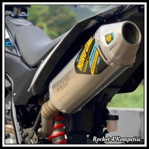 Knalpot Norifumi Rocket4 Competition Full Bending KLX150 CRF150 WR155 DTracker Viar Cross X 150