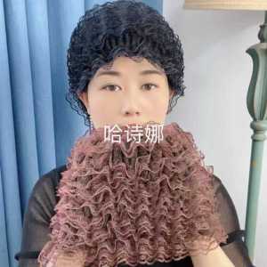 หมวกผู้หญิงทรงกลมสไตล์ใหม่พร้อมขอบลูกไม้ ทรงบาง หลากหลายชั้น ปิดผม สไตล์ย้อนยุค เดรสยาว เดรสยาว ฤดูใบไม้ผลิ ฤดูร้อน ฤดูใบไม้ร่วง ฤดูหนาว