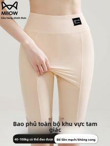 MiiOW | Quần Lót Phụ Nữ Chống Trượt Che Khuyết Điểm Kẻ Sọc 5/8 Dài Size Lớn