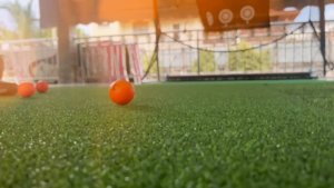 2BROTHER พรมซ้อมกอล์ฟ 100X150 cm พรมซ้อมไดร์ฟกอล์ฟ Golf Hitting MAT อย่างหนา แถมฟรีทียาง