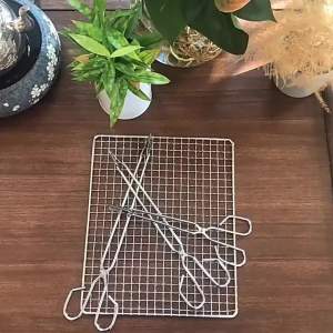 Kẹp Gắp Rác Dã Ngoại Chất Liệu Thép Không Gỉ Tiện LợiKẹp GắpThan NướngBBQ CắmTrạiCampingTay cầm dàigắp chắc chắ-BEAU4