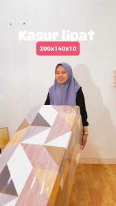 Kasur Busa Lipat 4 Tebal 10 cm Ukuran 140x200 | Kasur Lantai Lipat Garansi 5 Tahun