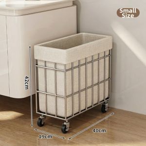 SUOBAI | Narrow Space Mobile Dirty Clothes Basket