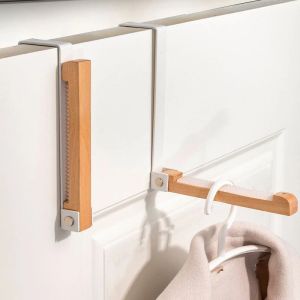 1PCS Portable Travel Door Hooks & Wooden Hook Organizer Rack: A Comprehensive Guide