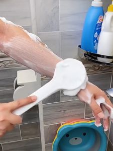 [✅SG Ready Stock] Long Handle Bath Brush Back Brush Exfoliating Dead Skin Removal 145g/180g All Skin Types Shower Brush