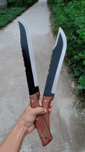 มีดเดินป่า มีดทำอาหาร สันหนา ๆ คมกริบ คมทน คุณภาพดีเกินราคา มีดรุ่น JF-KD-05/06