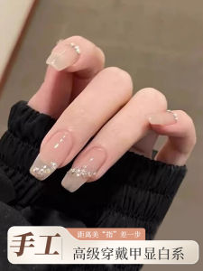 Handmade Nail Art Stickers Autumn Winter Style Wearable Nails Short And Long Finished Products for Beauty And Fashion