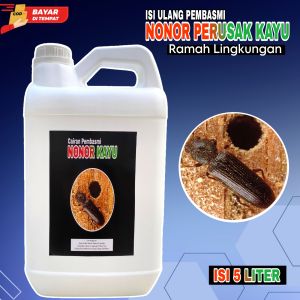 Pembasmi Teter Kayu | Nonor Kayu | Lebah Kayu | Kutu Kayu | Kumbang Pengebor Kayu | ISI 5 LITER |  100% Ampuh | Ramah Lingkunga