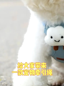 SKISOPGO Pet Harness Vest Adjustable Dog Cat Collar Cute Pet Walking Leash Dog Chain Anjing Kucing 狗狗牵引绳