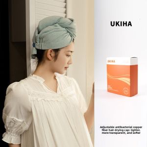 UKIHA | Copper Fiber Super Absorbent Quick-Dry Hair Drying Cap
