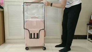 BHQ Transparent PVC Luggage Protector Cover Suitcase Waterproof Anti-dust Cover Suitable 20-30inch Travel Case 行李箱 保護套