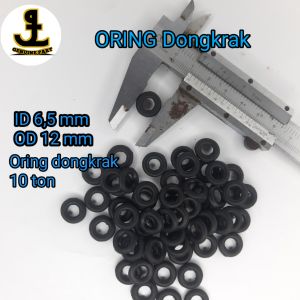 isi 10 pcs oring dongkrak 10 ton seal dongkrak 10 ton ID 65mm OD 12mm