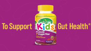 Culturelle Daily Probiotic for Kids + Veggie Fiber Gummies