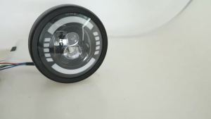 KEVANLY | 1pc 6.7 Inch Motorcycle LED Headlight 12V DRL Day Driving Running Lamp Super Bright Hi/Lo Beam Lamp Spotlight for Motorcyle