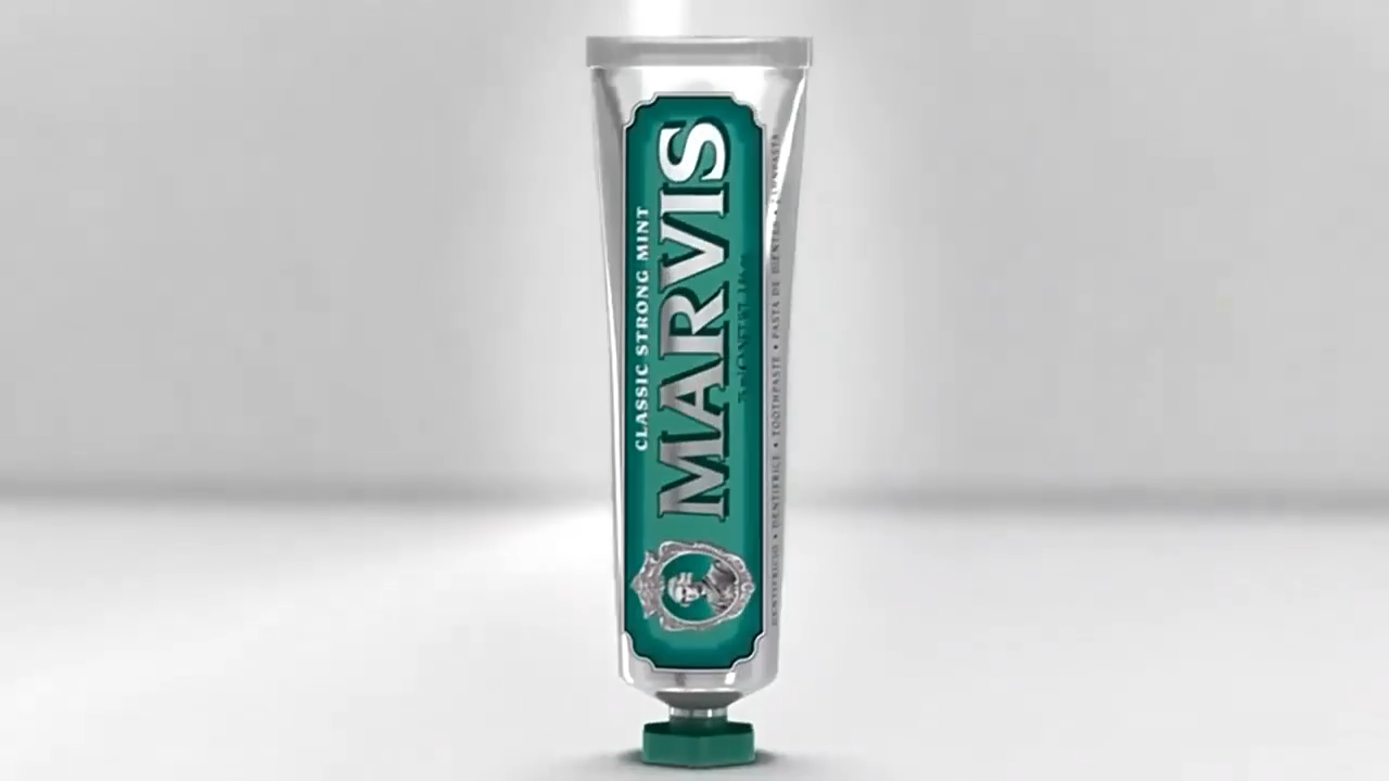 Marvis 85ml Garden Mint Toothpaste with Traditional Italian Formula for Stain Removal and Fresh Breath