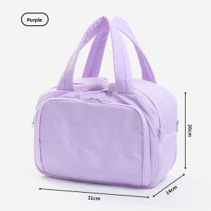 MIRUIDUO | Travel Storage Capacity Multi-Layered Compartment Cosmetic Bag