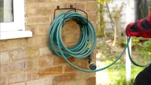 Garden Hose Rack Organizer Metal Hose Rack Hanger Holder Storage Rack Organizer Water Wall Mounted