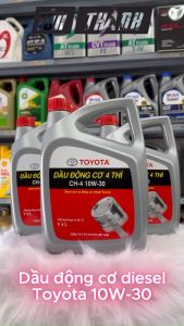 [HÀNG CHÍNH HÃNG] Dầu Nhớt Động Cơ 4 Thì Toyota CI-4 10w30 dành cho xe dầu