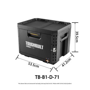 Toughbuilt | Stackable Double Drawer Wheeled Tool Box