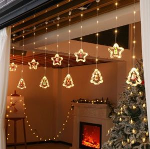 Christmas lights LED star lights 3M 10 lights waterproof super bright flashing christmas decorations for home