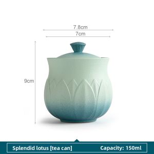 SANXUN | Anti-Moisture Sealed Ceramic Tea Can Small Size