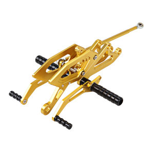 Motorcycle Rearset Footrest Footpeg Pedal CNC Aluminum Alloy Foot Peg Rearset Rear Set For Yamaha YZF-R15 V3 MT15 2017-2020