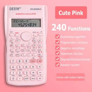 Scientific Digital Calculator Multifunctional Portable Big Screen 240 Functions Counter for School Business Study Accessoires