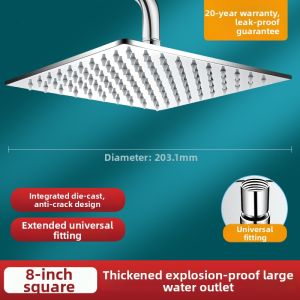 Stainless Steel Pressurized Shower Head