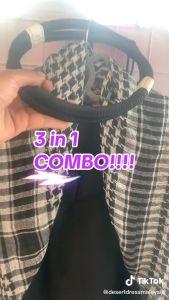 KOMBO JUBAH*VALUE SET 3 PCS COMBO* SAUDI ROBE + IGAL AND SCARF