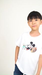 Forest X Disney 100 Year of Wonder Mickey Round Neck Tee Family Tee Kids | Baju T Shirt Budak - FWK20070