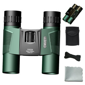 10X25 Compact Binocular for Adult and Kid Mini Pocket Lightweight Binoculars Folding Portable Travel Binocular for Bird Watching