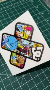 JDM Plaster Stickers Car Cover Paint Scratch Dent Waterproof Vibrant Colors Universal