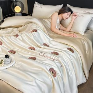 JoynCleon | Summer Cooling Bedding Set Home & Student Use Machine Washable