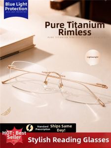 GEYUNLAN | Premium Lightweight Frameless Reading Glasses