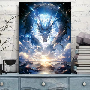Dragon 1000 Pieces Puzzle Thick and Durable Adult Seamless Cardboard 19.7x27.5 Inches Multi-color Rectangular Portable