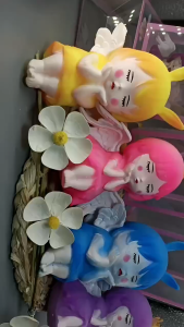 ทาบะสกุชชีตุ๊กตานางฟ้า(DO6) สุ่ม  นุ่มนิ่ม slowได้ บีบคายเคียดของเล่นเด็ก สินค้าตรงปก