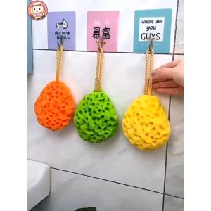 ฟองน้ำอาบน้ำเด็กทารก ฟองน้ำรังผึ้ง นุ่ม ไม่บาดผิว สำหรับอาบ ขัดตัว สระผมเด็ก